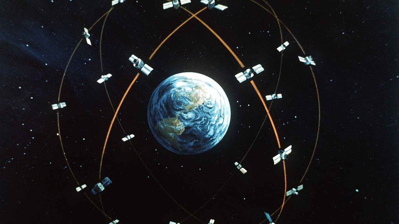 px Artist s global concept of the NAVSTAR Global Positioning System Satellite DPLA e beee f b ed