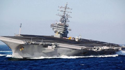 USS Reagan N Y