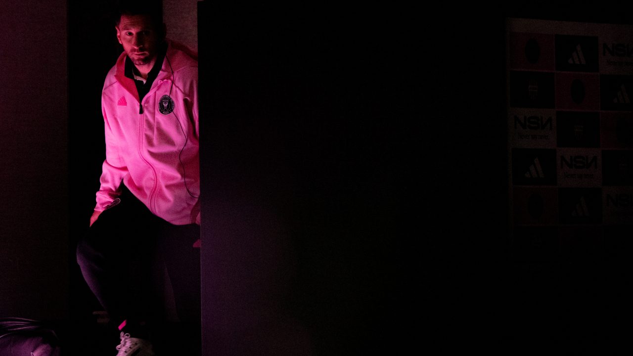 Inter Miami’s Argentine forward Lionel Messi attends a press conference at a hotel in Tokyo on February 6, a day before a friendly match against J-League side Vissel Kobe. (Photo: Philip Fong/AFP)