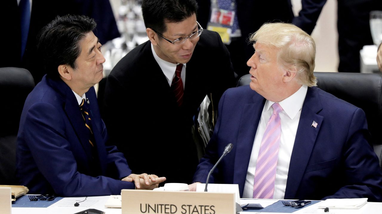 FILE PHOTO: G leaders summit in Osaka