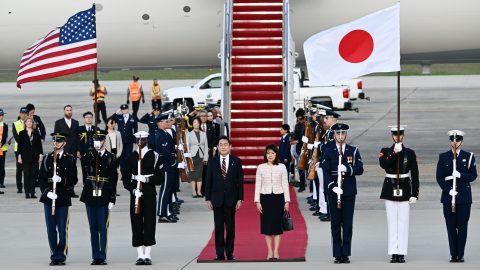 Japan s PM Kishida arrives at USA to meet Biden