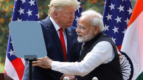U S President Donald Trump visits India