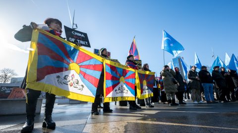 SWITZERLAND CHINA RIGHTS UN TIBET DEMONSTRATION