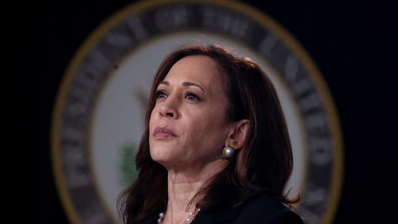 U.S. Vice President Kamala Harris attends an infrastructure event addressing high speed internet at the White House in Washington, U.S., June 3, 2021. (Photo: Evelyn Hockstein/Reuters)