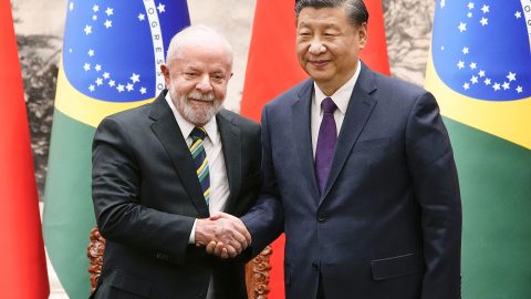 Brazilian President Lula meets Chinese President Xi