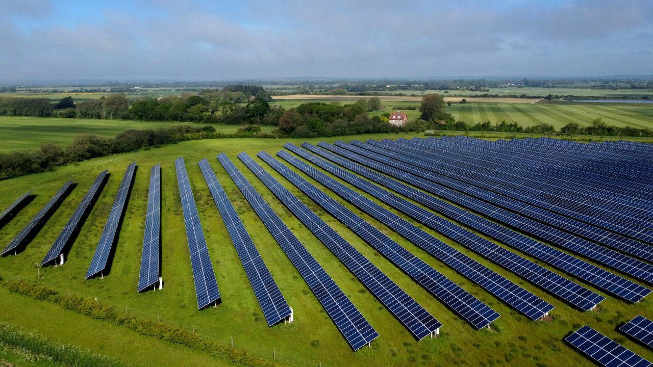 Romney Marsh Solar Farm in Kent on June 8, 2021. (Photo: PA Images via Reuters Connect)
