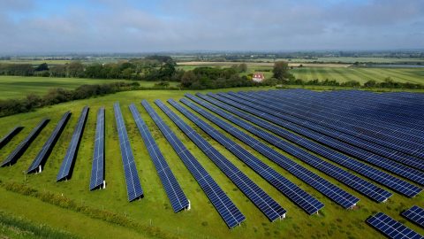Romney Marsh Solar Farm in Kent on June 8, 2021. (Photo: PA Images via Reuters Connect)
