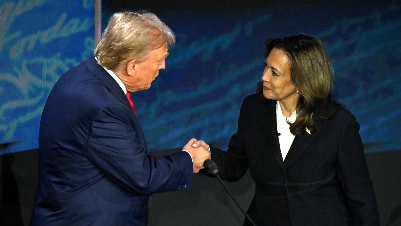 US VOTE POLITICS DEBATE HARRIS TRUMP