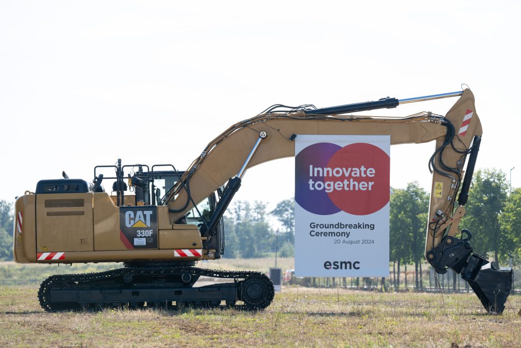 Groundbreaking ceremony for ESMC chip plant in Dresden