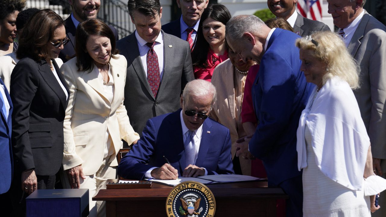 Joe Biden signs the CHIPS and Science Act Washington