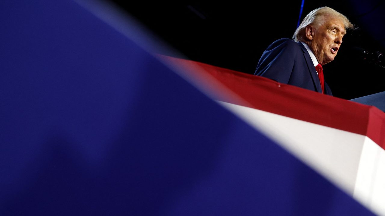 Republican Presidential Nominee Donald Trump Holds Election Night Event In West Palm Beach