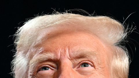 President Donald Trump delivers remarks at the House Republican Members Conference Dinner