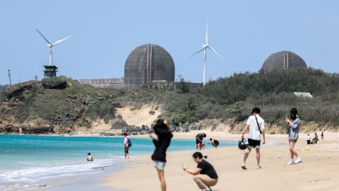 The Maanshan Nuclear Power Plant in Pingtung turned off its last nuclear reactor on May 17, fuelling concerns over Taiwan’s reliance on imported energy and vulnerability to a Chinese blockade. (Photo: I-Hwa Cheng/AFP)