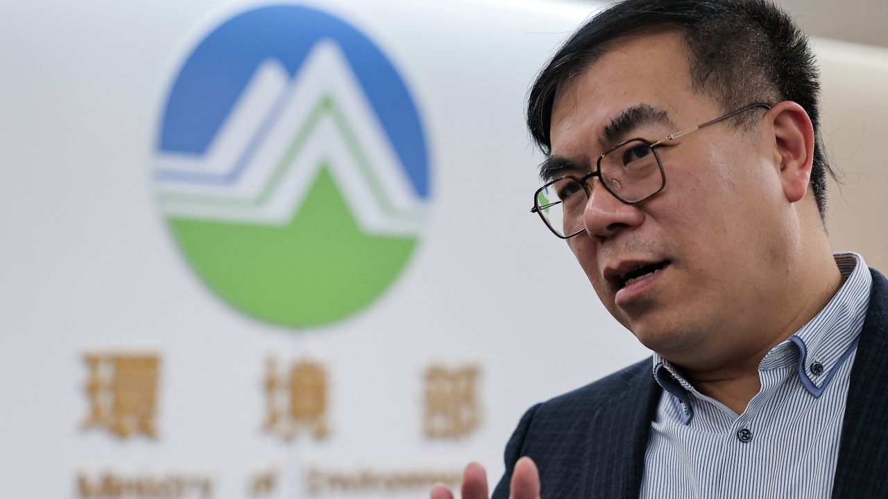 Taiwan's Environment Minister Peng Chi-Ming during an interview in Taipei in February. (Photo: Ann Wang/Reuters)