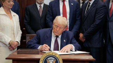 President Trump Signs Executive Order In White House s Roosevelt Room