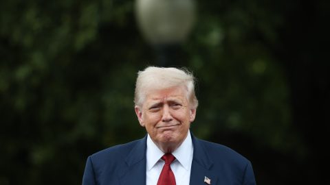 President Trump Travels To Bedminster For The Weekend