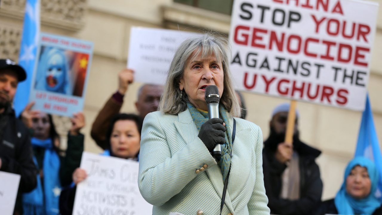 AFP ME v HighRes BritainChinaRightsUyghurs