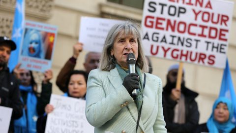 AFP ME v HighRes BritainChinaRightsUyghurs