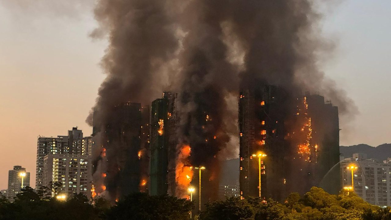 AFP G E v HighRes TopshotHongKongChinaFire