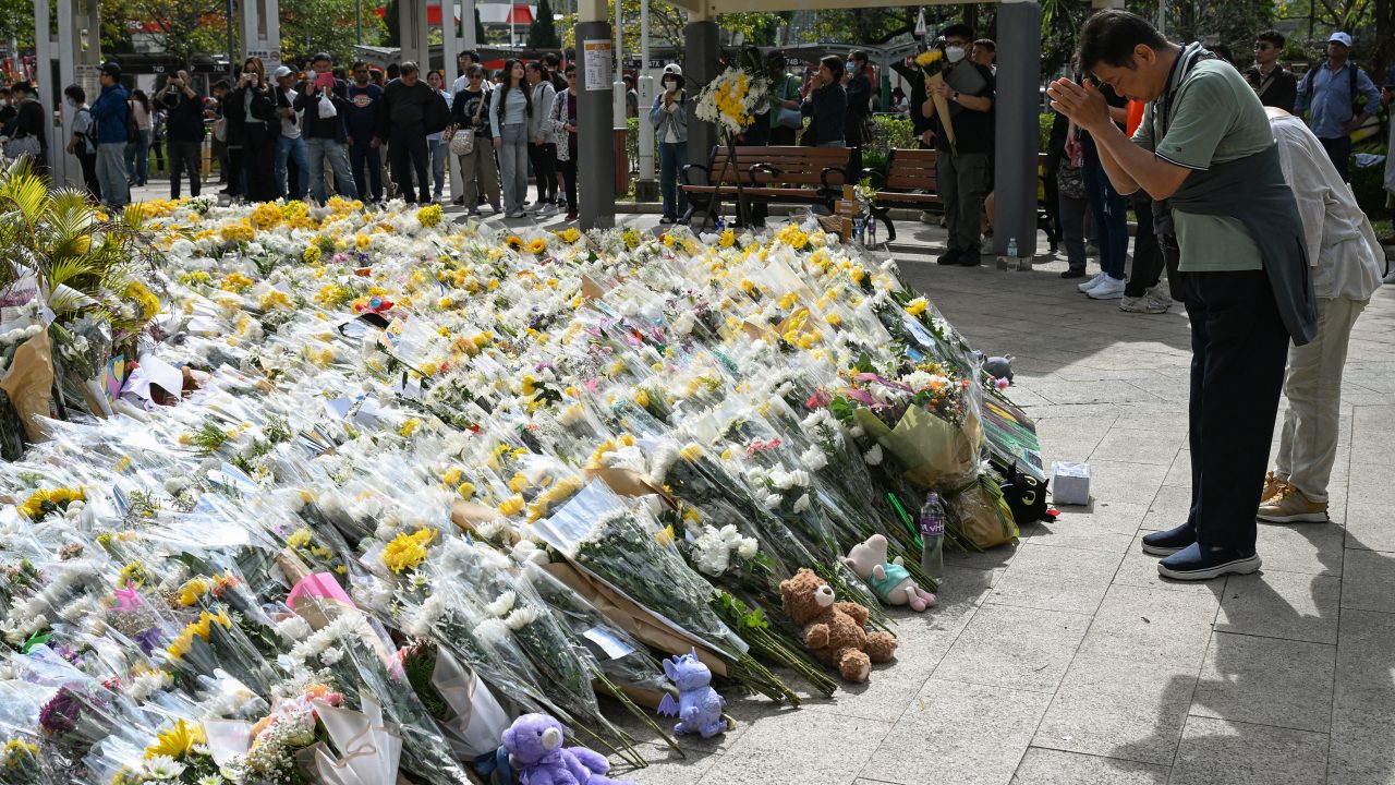 AFP N EJ v HighRes TopshotHongKongChinaFire