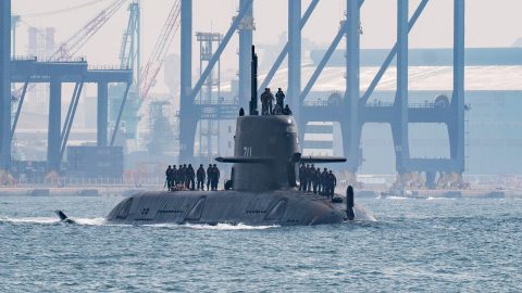AFP J CQ v HighRes TaiwanDefenceSubmarineTrials