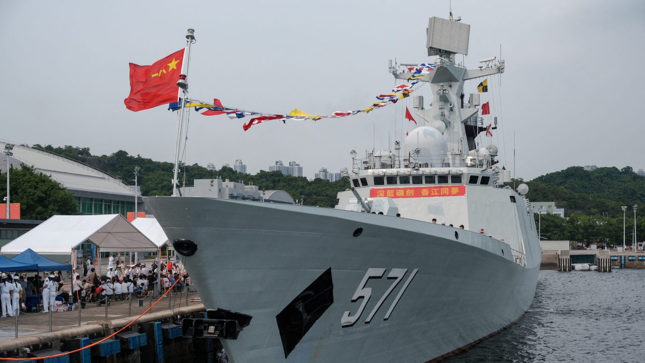 AFP X G v HighRes HongKongChinaPoliticsNavyMilitary